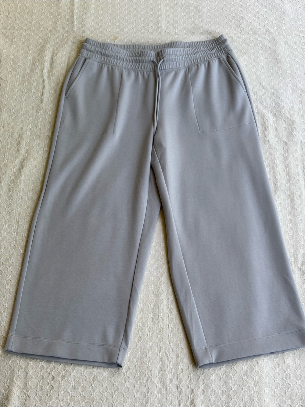 J. Jill Fit Light Gray Elastic Waist Knit Pants